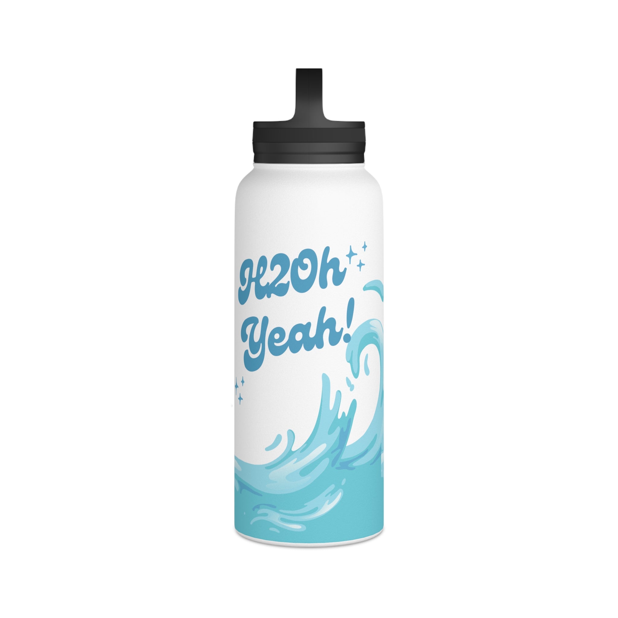 Stainless Steel Water Bottle, Handle Lid
