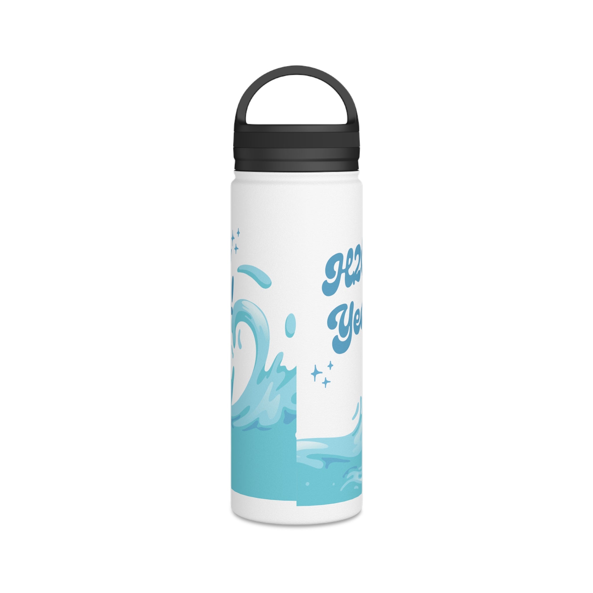 Stainless Steel Water Bottle, Handle Lid