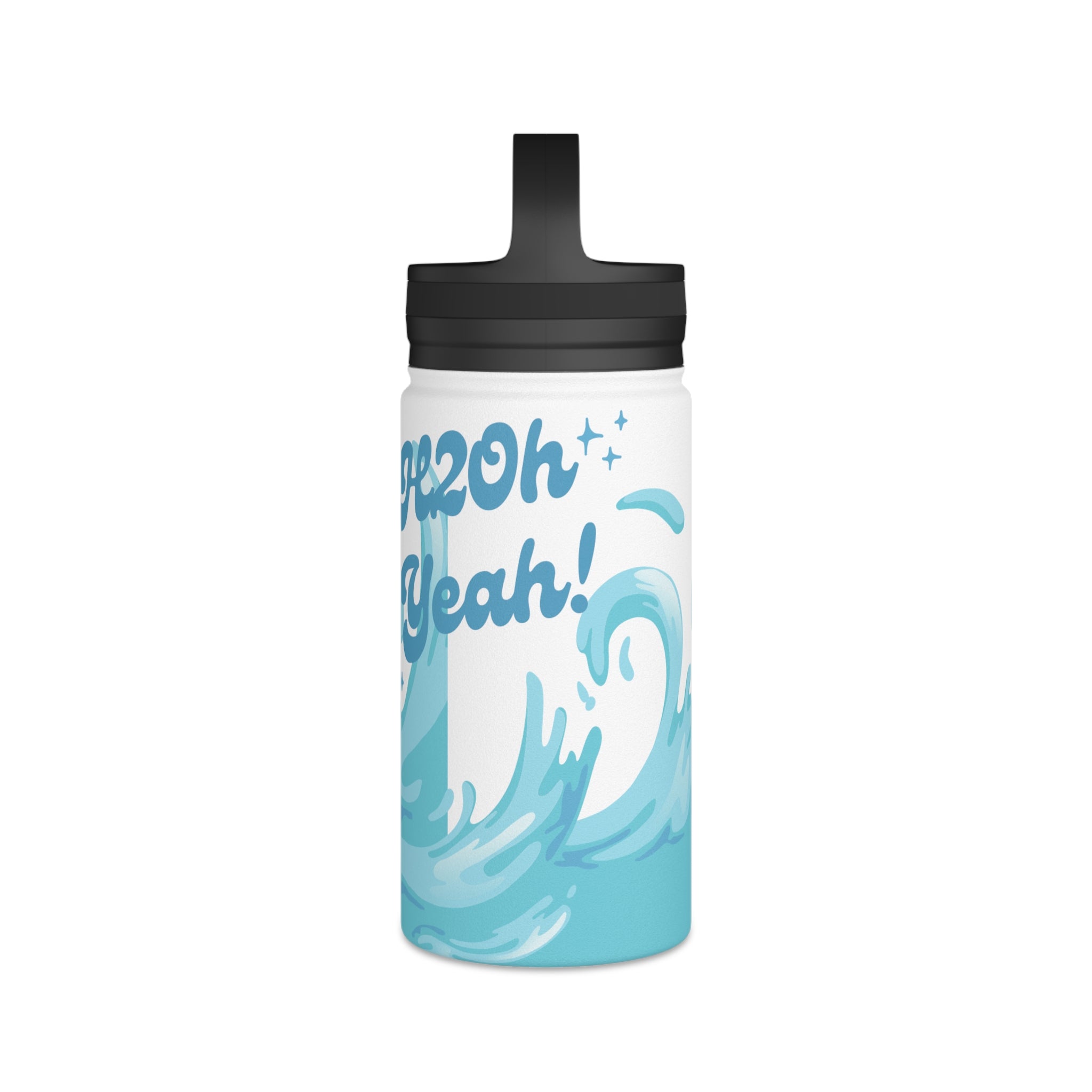 Stainless Steel Water Bottle, Handle Lid