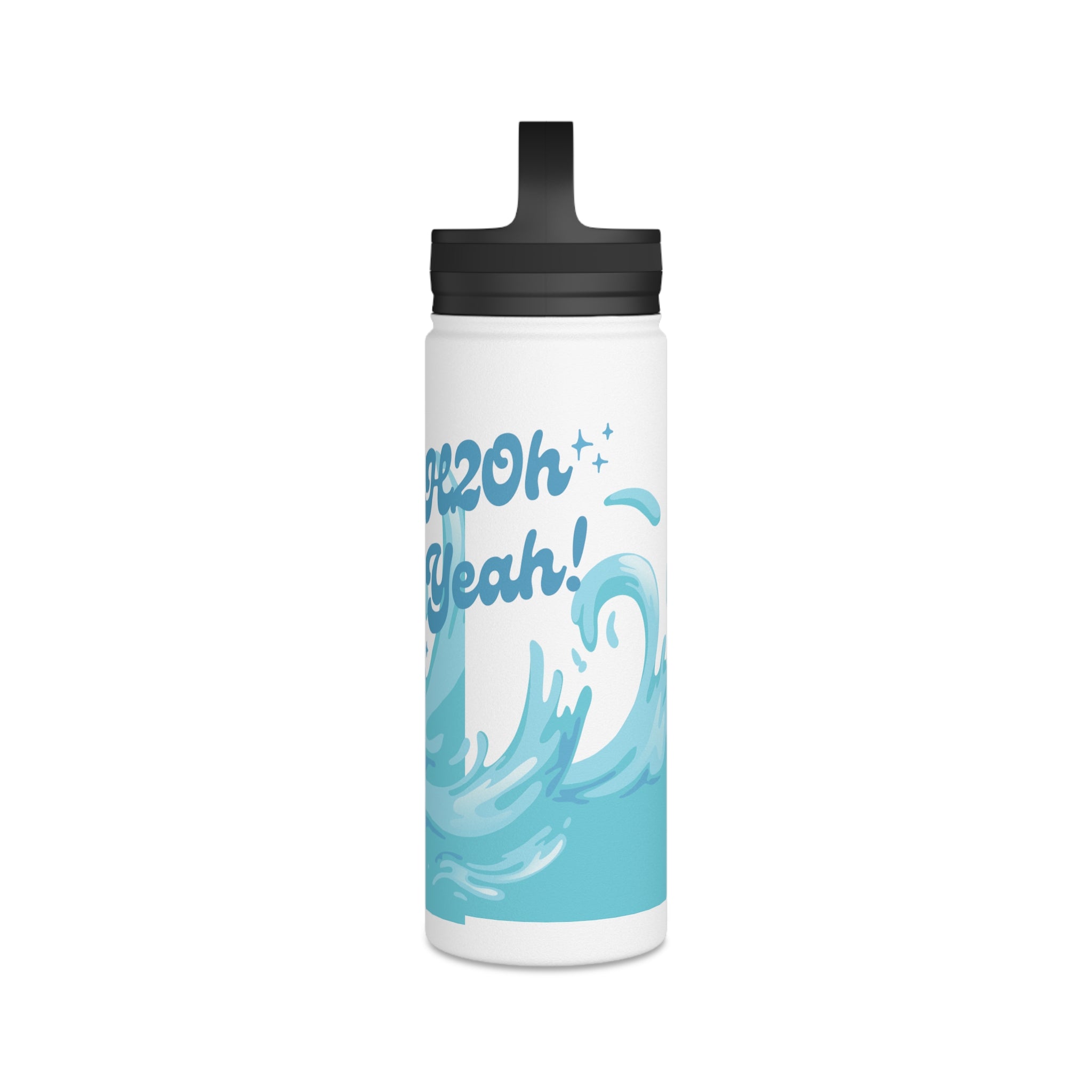 Stainless Steel Water Bottle, Handle Lid