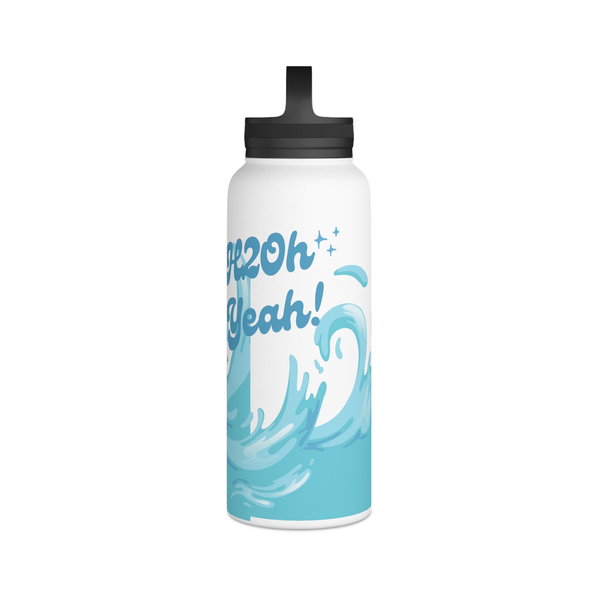 Stainless Steel Water Bottle, Handle Lid