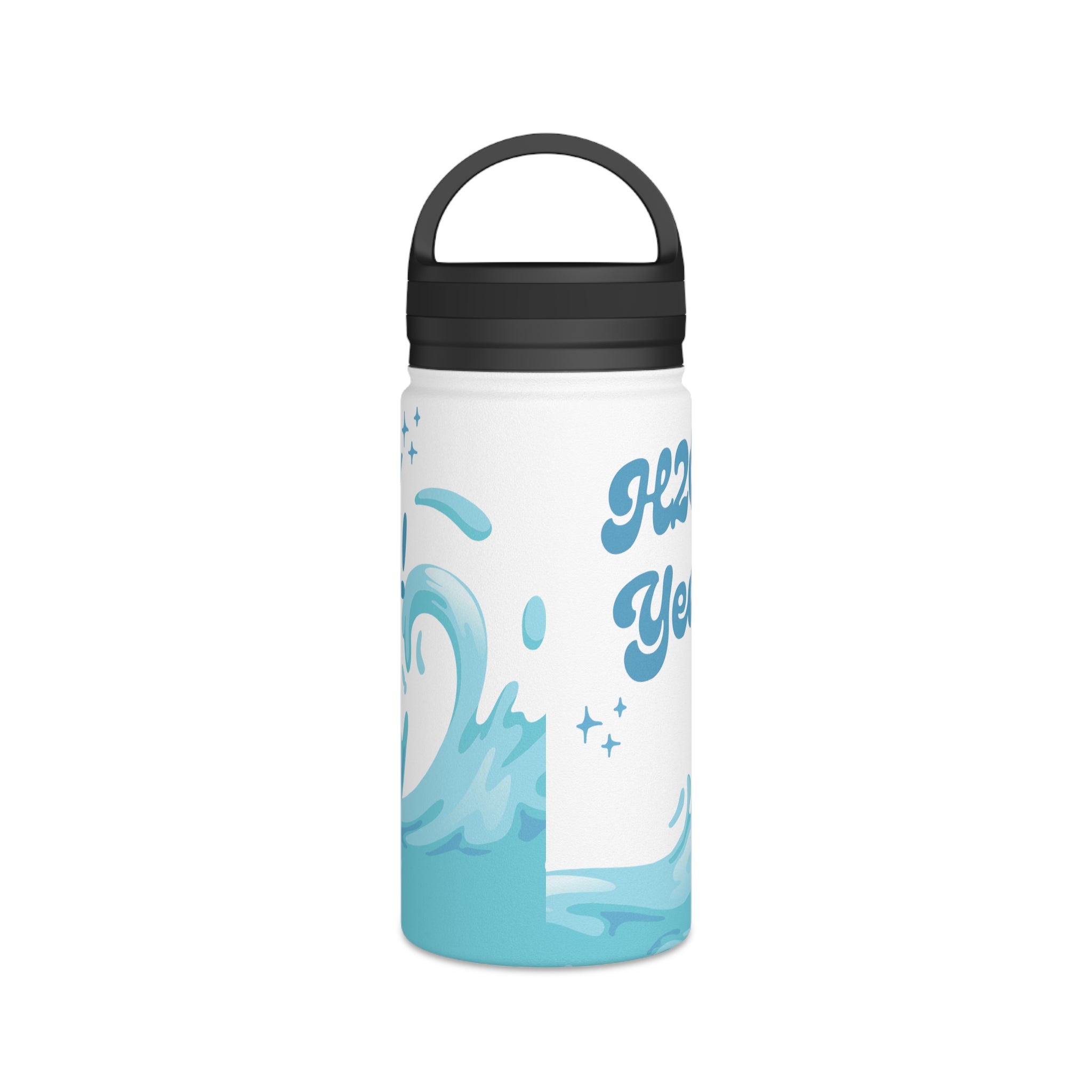 Stainless Steel Water Bottle, Handle Lid
