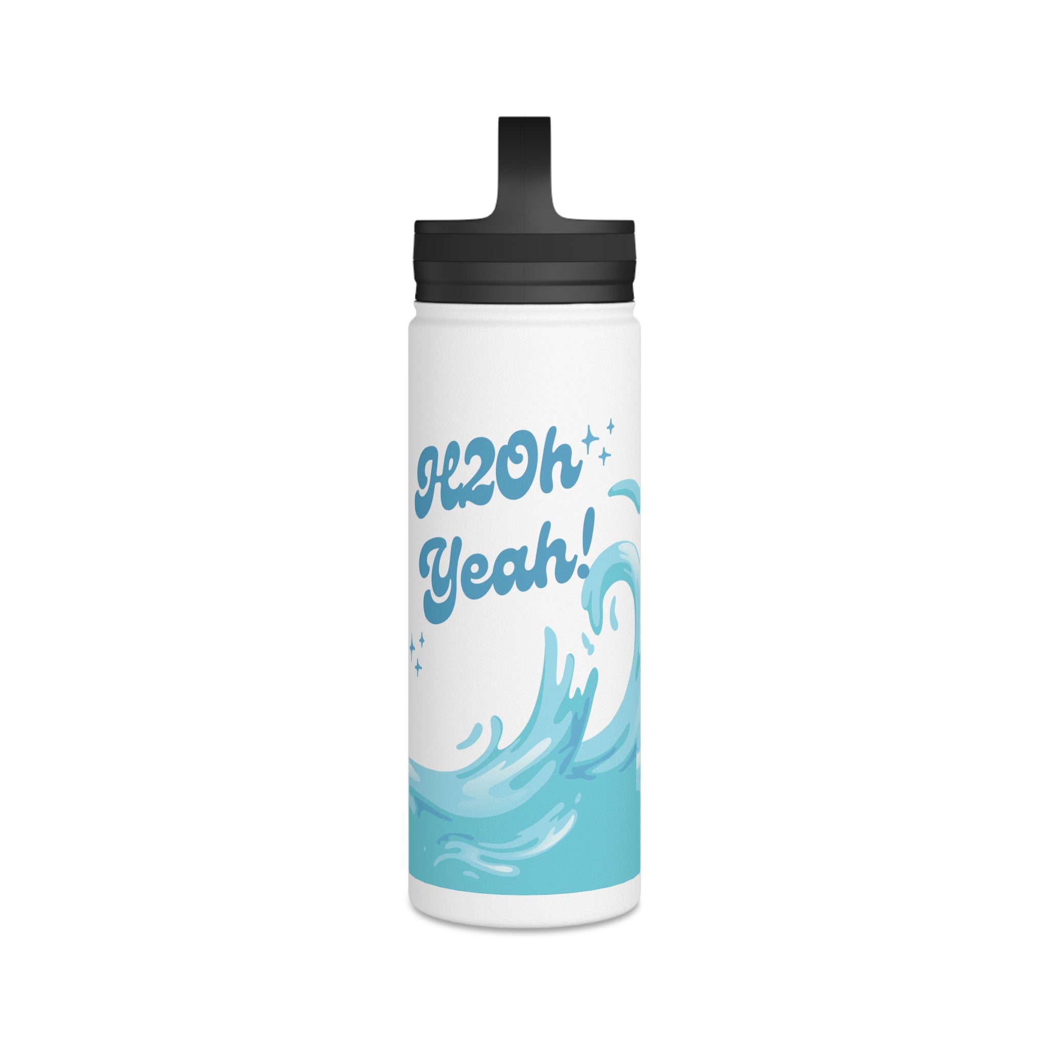 Stainless Steel Water Bottle, Handle Lid