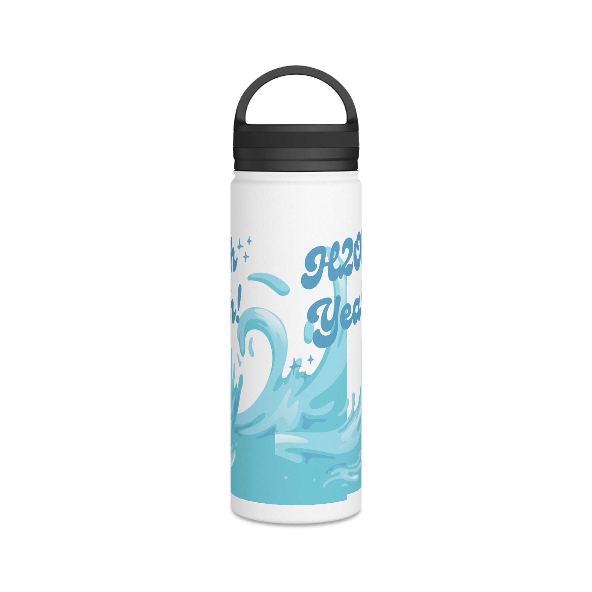 Stainless Steel Water Bottle, Handle Lid
